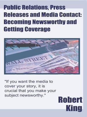 cover image of Public Relations, Press Releases and Media Contact